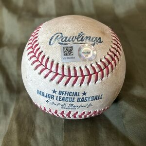 USED PRE GAME MILWAUKEE BREWERS MLB BASEBALL